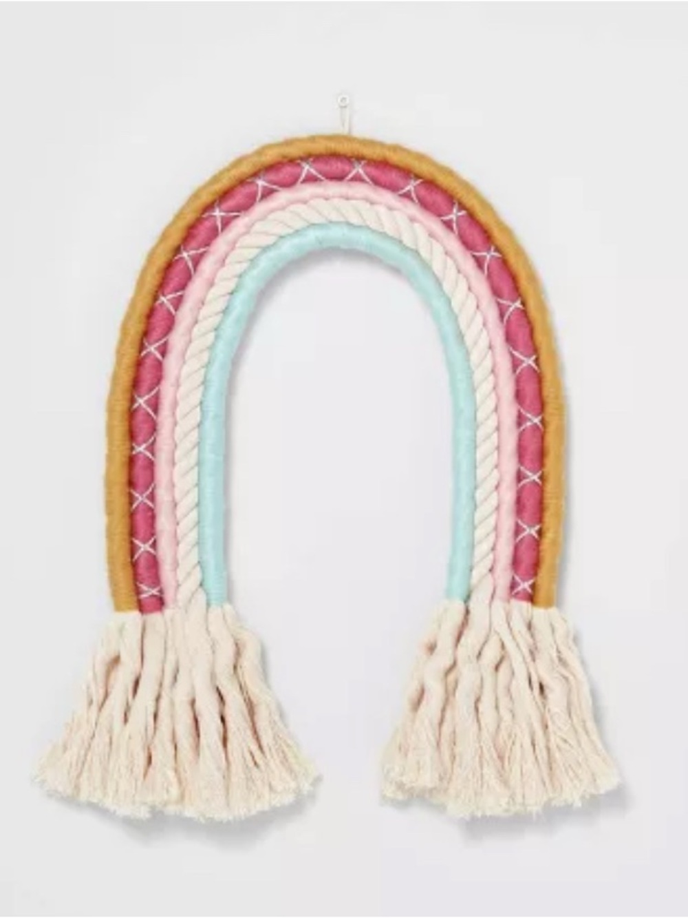 Pillowfort Rope Rainbow Wall Art